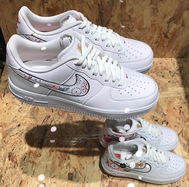 nike air force con flores